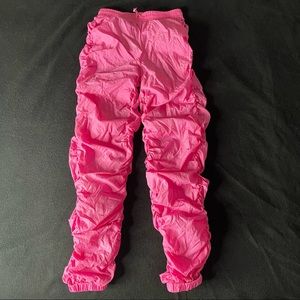 Ruched Toggle Drawstring Windbreaker Joggers